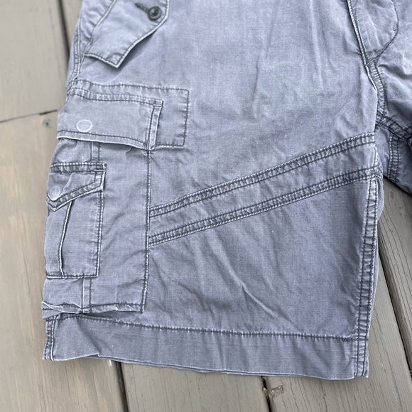 Polo Ralph Lauren Cargo Shorts Men's 38 Light Grey Surplus Fit Military RL-067 - Picture 3 of 8